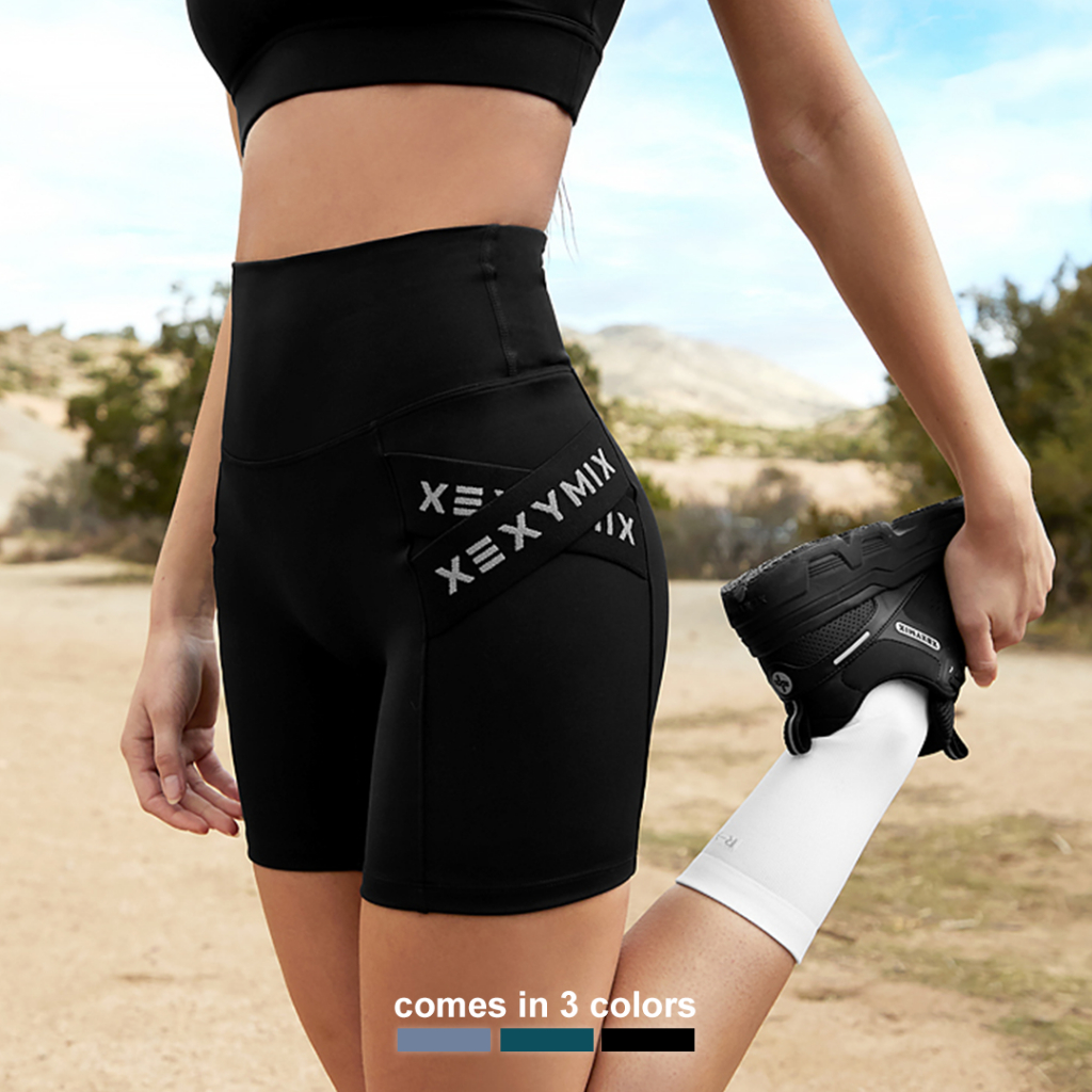 XEXYMIX RX Black Label Signature 360N High Tension Leggings 3 Celana Olahraga Lari Wanita - XFK1LS15