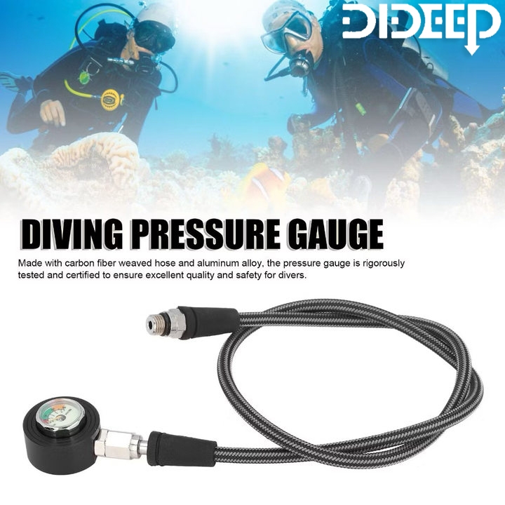 Pengukur Tekanan Selam Skuba Scuba Diving Pressure Gauge Luminous Submersible Pressure Gauge with Hi