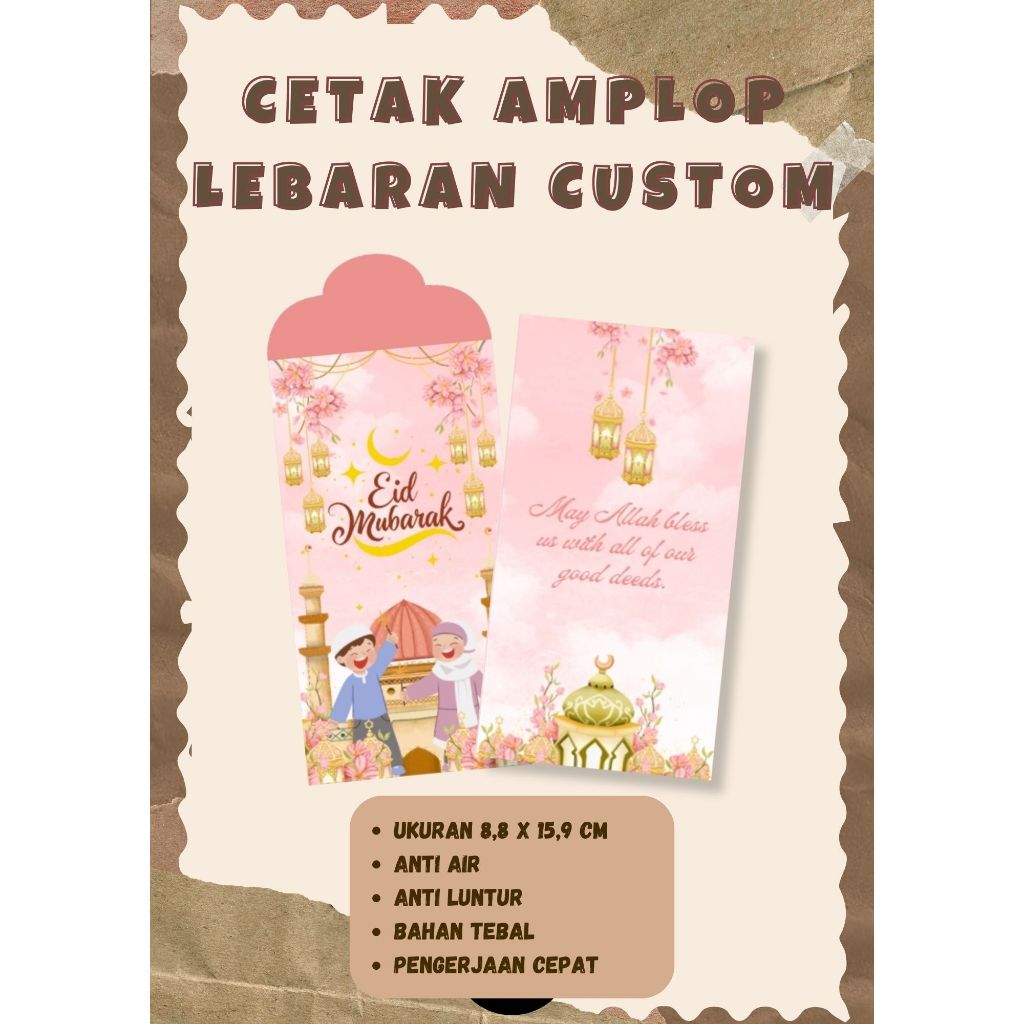

Custom Foto dan Nama Amplop Lebaran