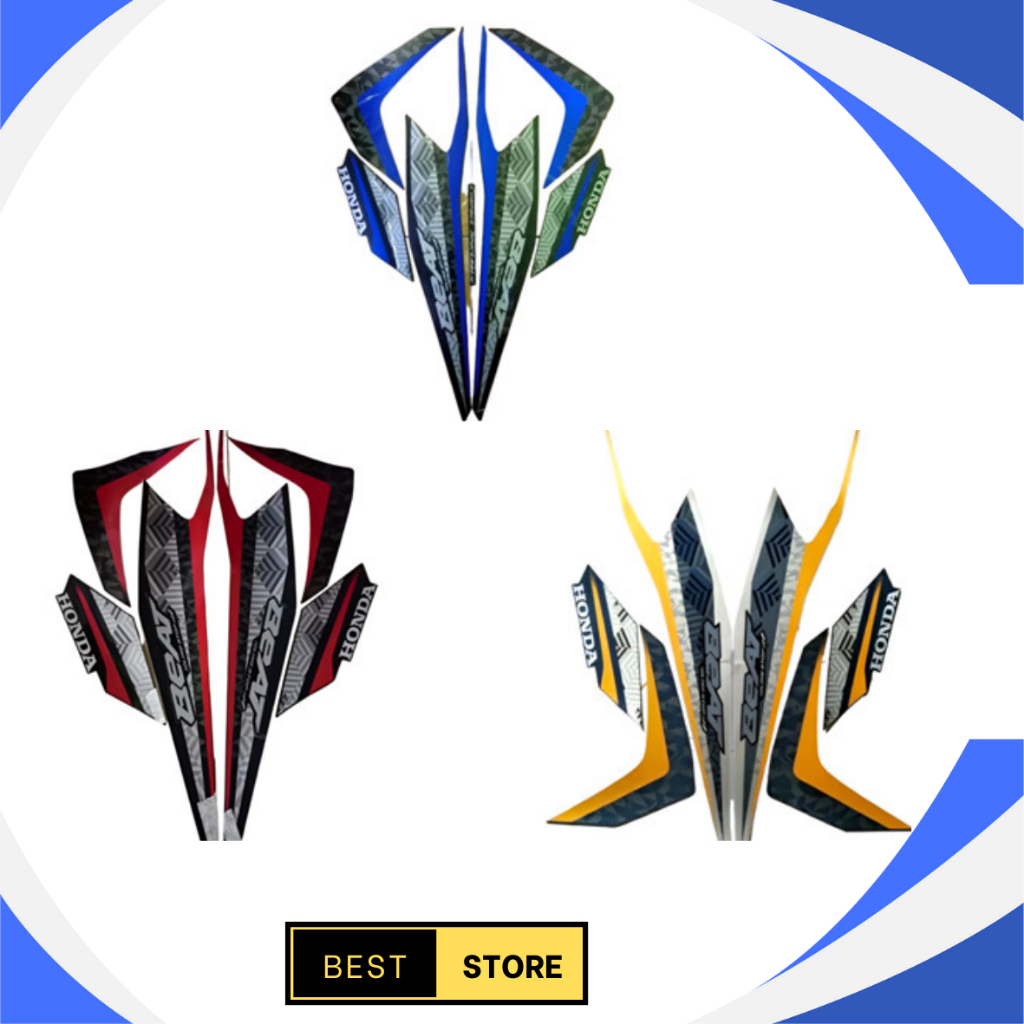 STIKER STRIPING MOTOR BEAT ISS 2021 LIS LES BODY MOTOR BEAT ISS 2021 STANDARD