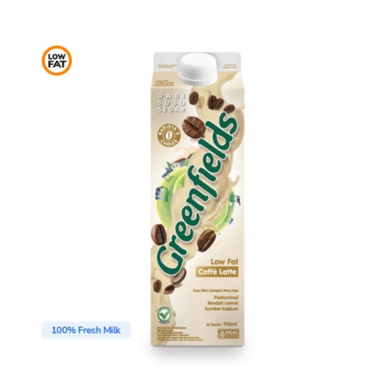 

Greenfields Susu Fresh Milk Caffe Latte 950ml