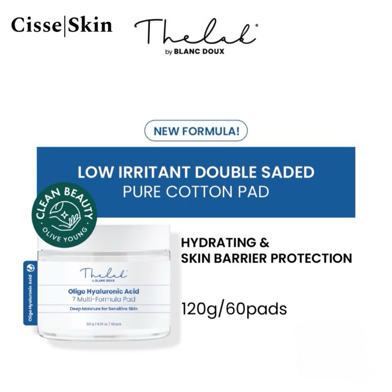 THE LAB BY BLANC DOUX Oligo Hyaluronic Acid 7 Multi-Formula Pad 120g (60pcs)
