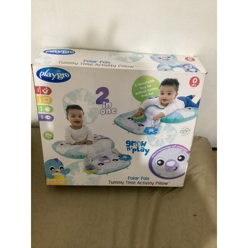 Preloved Playgro Polar Pals Tummy Time Pillow