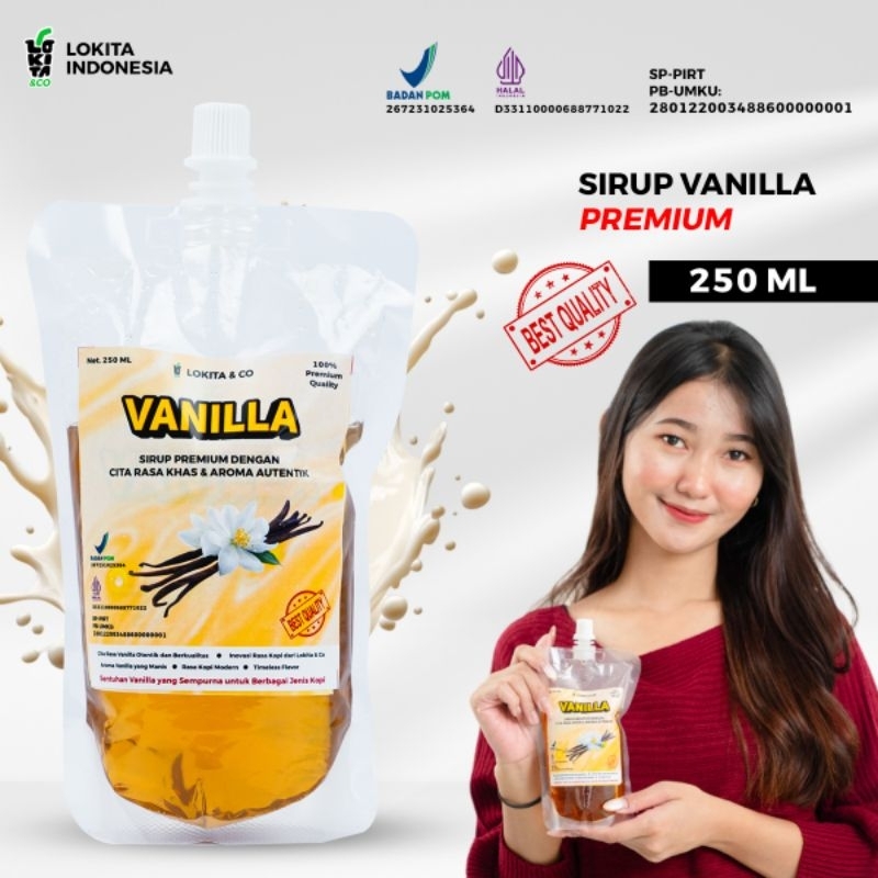 LOKITA - Sirup Vanilla Signature Syrup Collection ( VANILLA SIRUP)