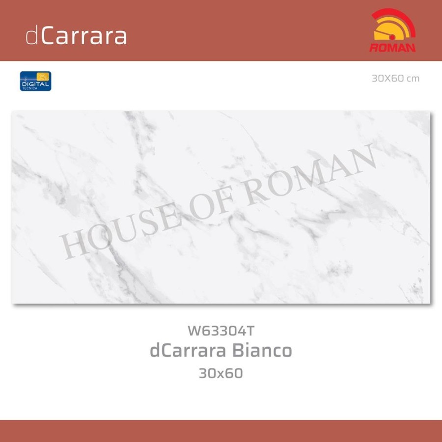 ROMAN KERAMIK dCarrara Bianco 30x60T W63304T ROMAN KERAMIK