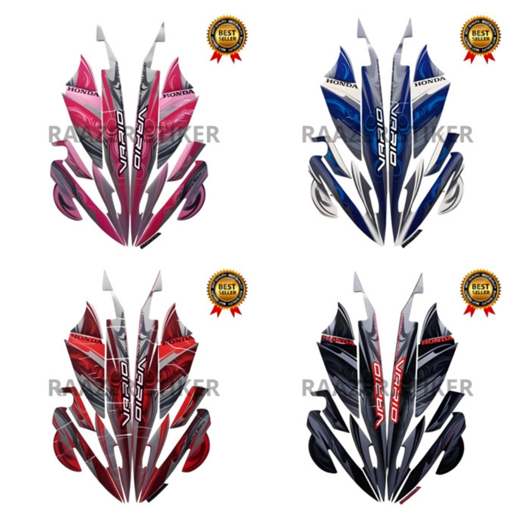 STIKER STRIPING HONDA VARIO CW 110 2010 FULL STIKER LIS BODY VARIO CW 110 TERBAIK