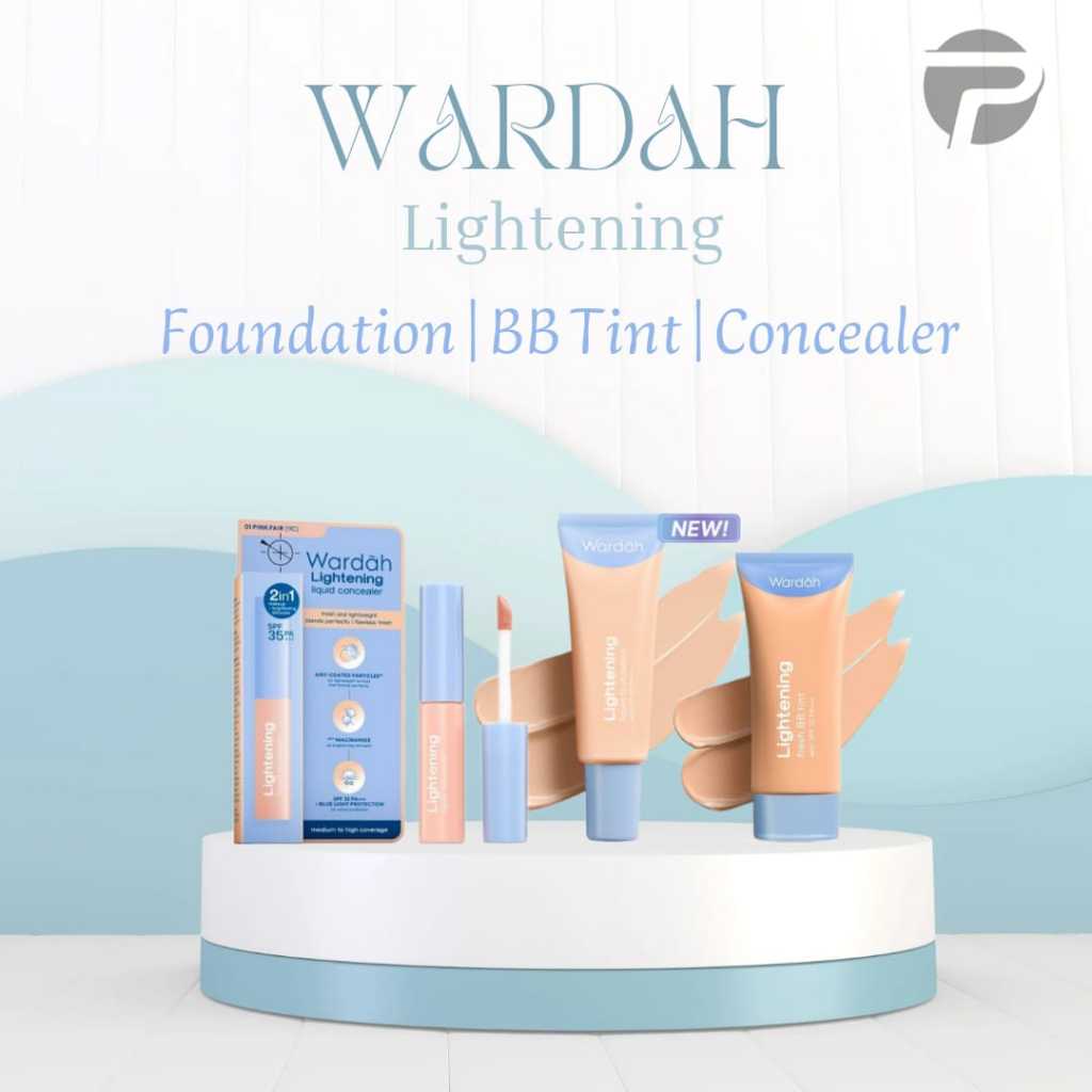 Wardah Lightening Series Liquid Foundation 6ml - 25ml / Fresh BB Tint 15ml / Liquid Concealer  | Ala