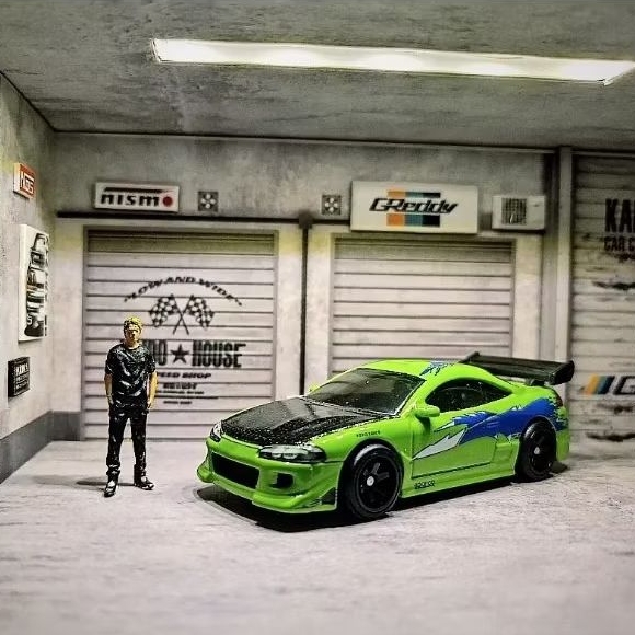 Hotwheels Premium Mitsubishi Eclipse Fast Furious - Loose