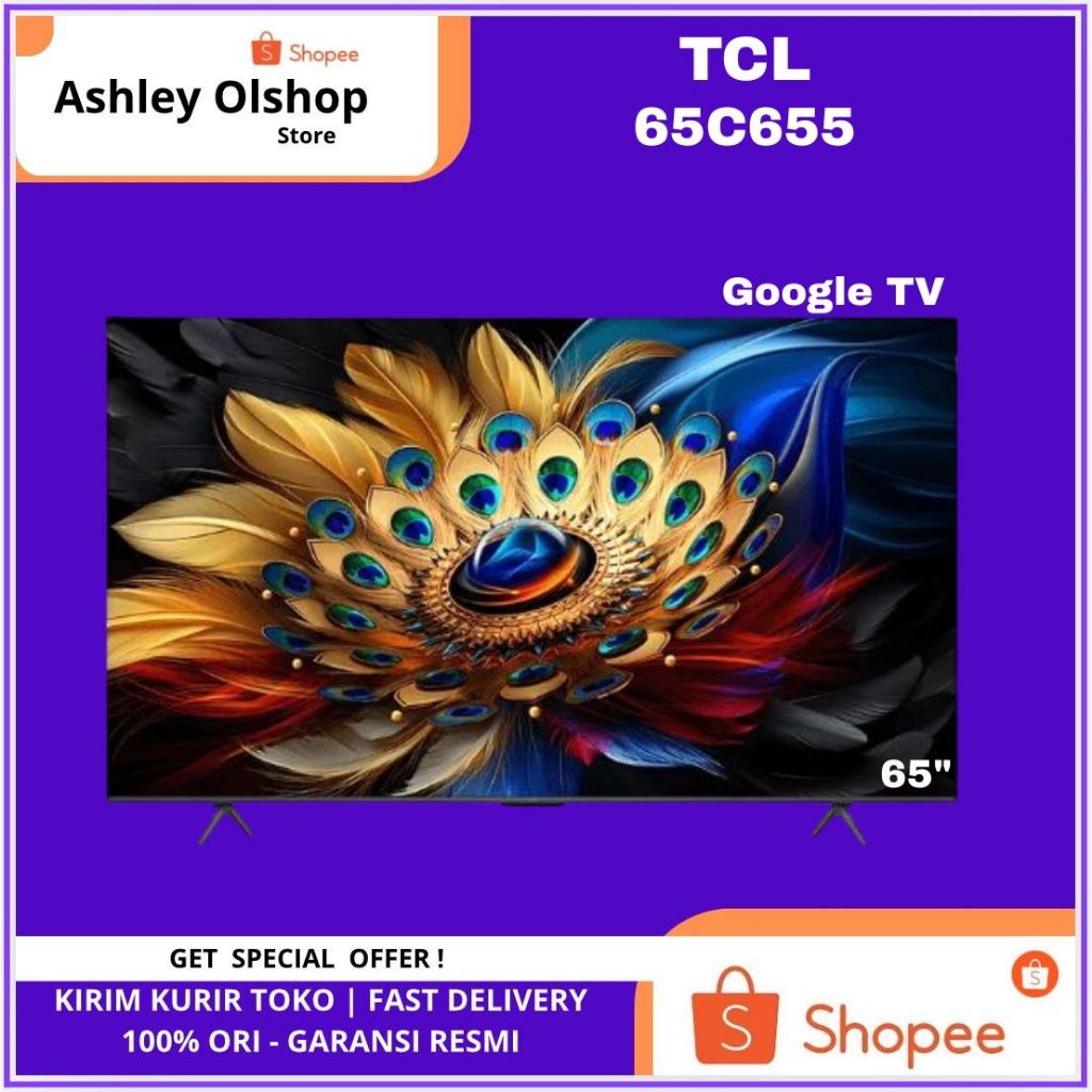 TCL 65C655 Qled Pro TV Android TCL 65 Inch 65C655 Qled 4K TCL 65"