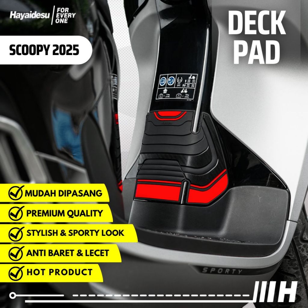 Hayaidesu Scoopy 2025 Body Protector Deck Pad Cover