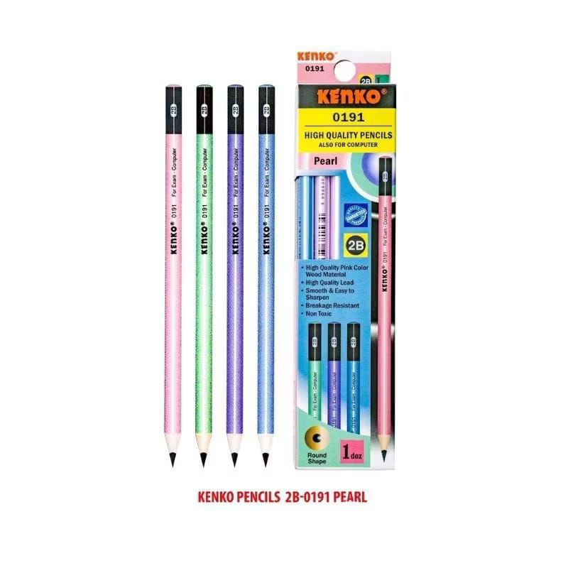 

PENSIL Tulis 2B KENKO 0191 (isi 12 pcs)