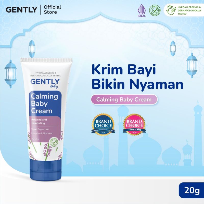 Gently calming baby cream/perut kembung anak/perut kolik bayi