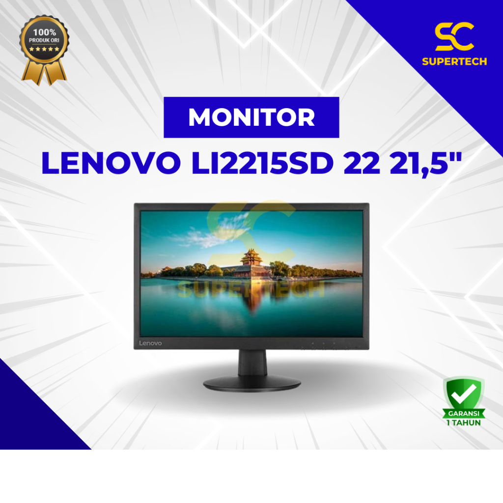 Led Monitor Lenovo LI2215SD 22 21.5 Inch