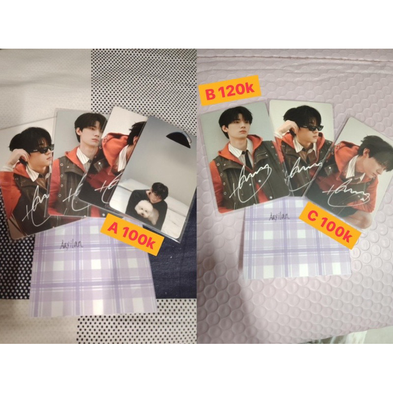 PC ZHOU YIRAN photocard official zhouyiran rang rang when i flay to word you 周翊然