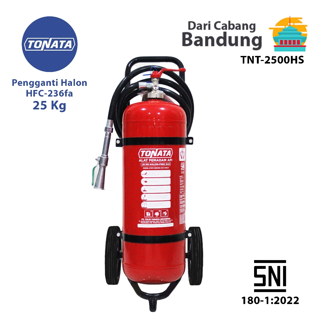 Alat Pemadam Api Tonata SNI / APAB Clean Agent HCFC/HFC 25 kg