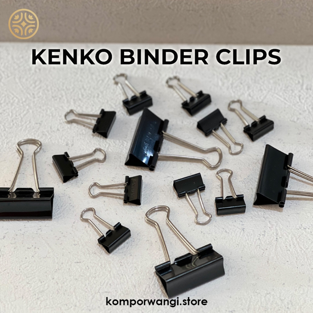 

Kenko Binder Clip / Klip Kertas / Penjepit Kertas No. 107 dan No. 200