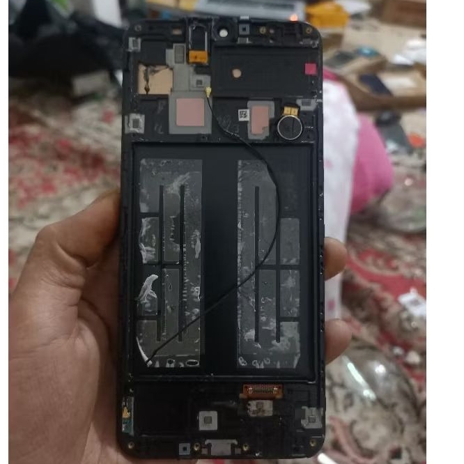 tatakan lcd frame Samsung A30 ORI copotan