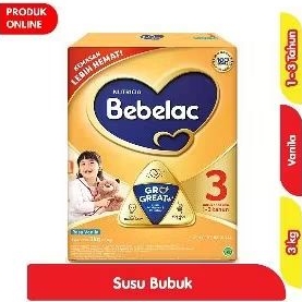 

BEBELAC 3 GROGREAT+ SUSU BUBUK PERTUMBUHAN ANAK VANILA 3KG