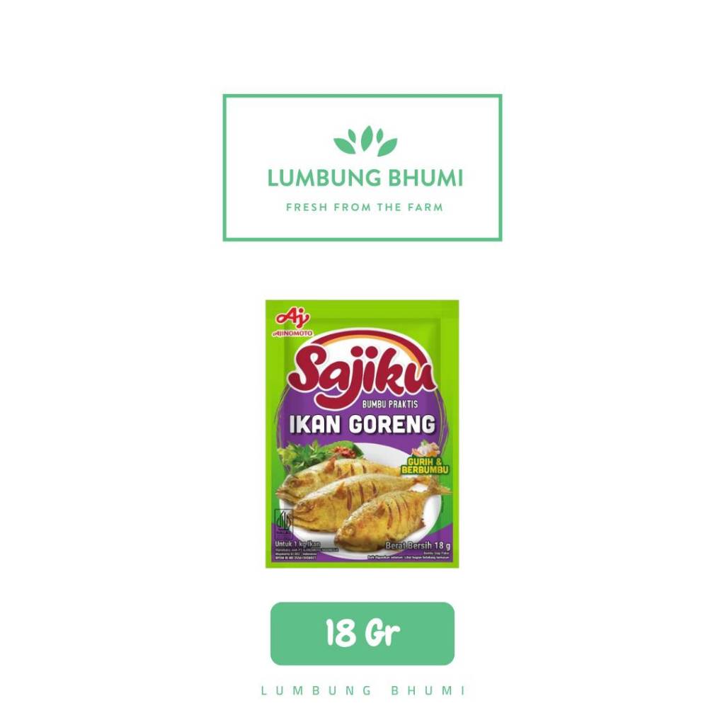 

SAJIKU Bumbu Ikan Goreng 18 Gr 1 Pcs - Lumbung Bhumi