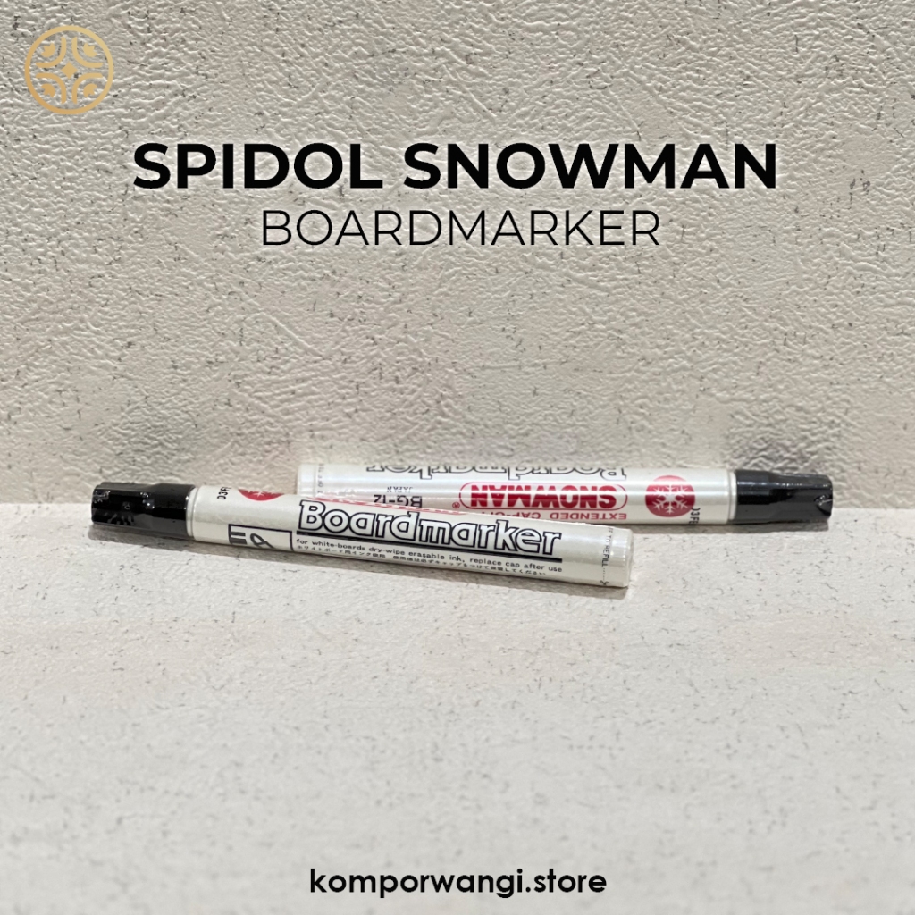 

Spidol Snowman Whiteboard Marker / Permanent Marker / Permanent 500 / Permanent Gold / Permanent Silver Per Pcs