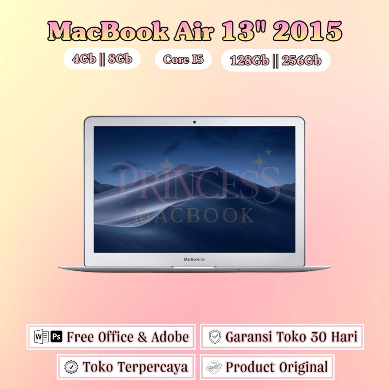 BEST PRICE MACBOOK AIR 2015 13 INCH SECOND ORIGINAL