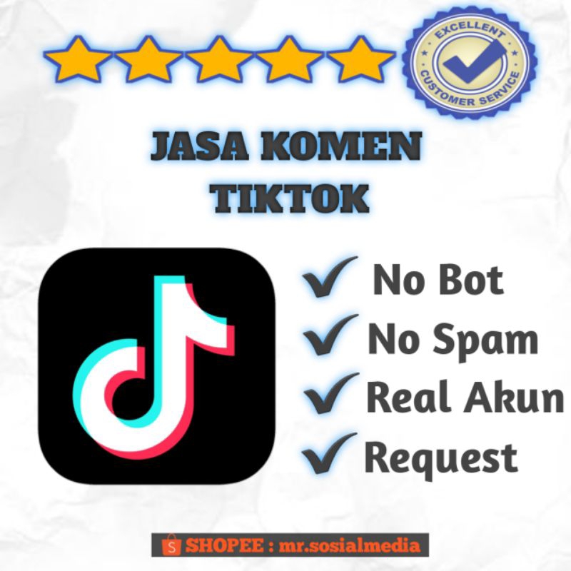 Jasa Komen Tiktok Real Indonesia