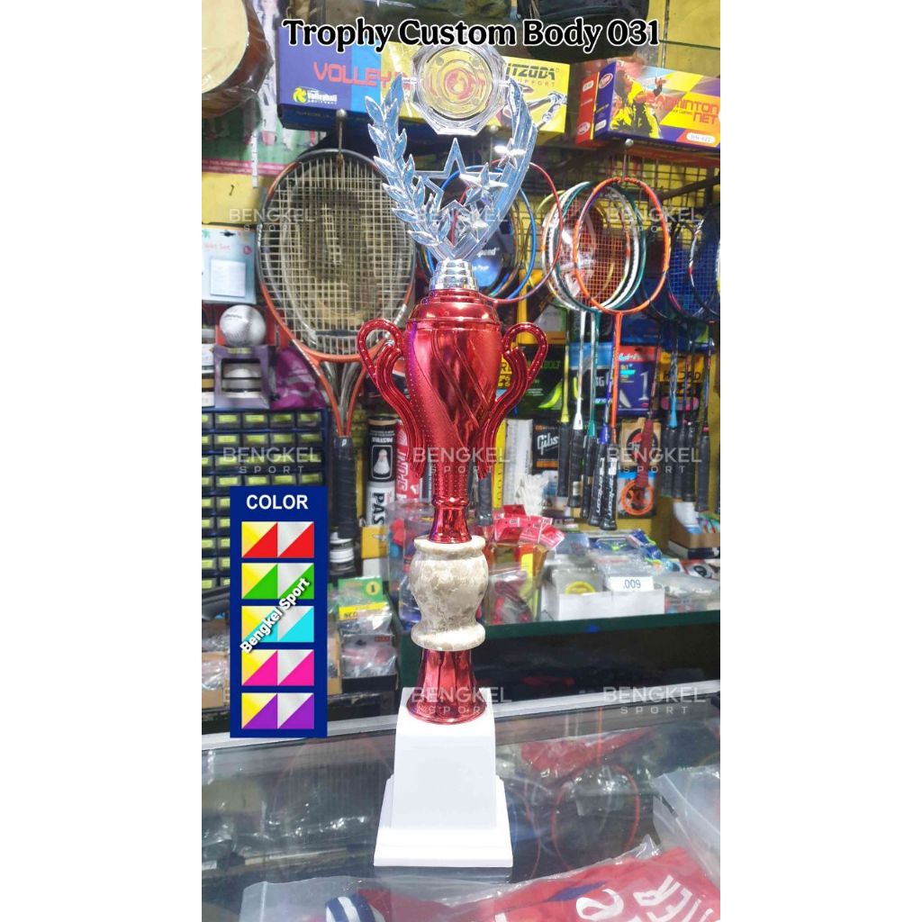 Custom Trophy Order Set/Ecer Body Ck031 / Piala / Trophy / Sparepart Piala