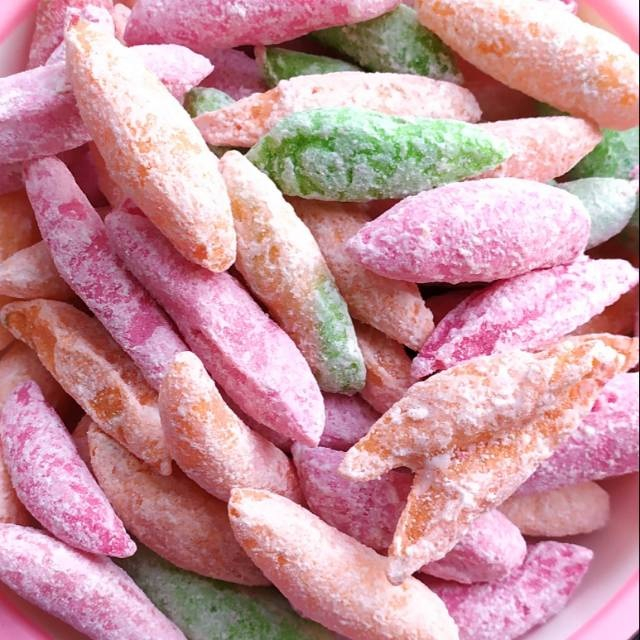 

Kue Gabus Bidaran Manis Warna Warni 250 Gram Harga Camilan Grosir