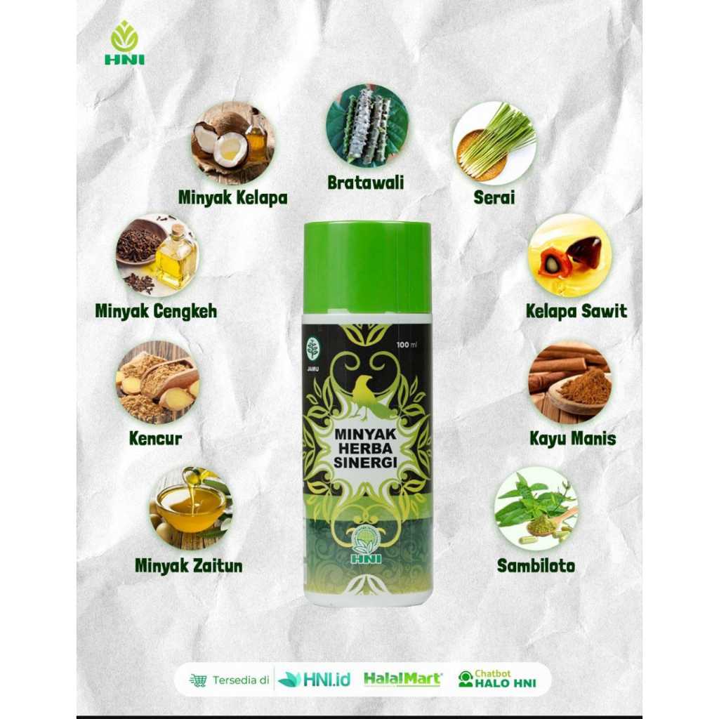 Minyak ButBut Ajaib MHS Minyak Herba Sinergi HNI HPAI 100 ML - (membantu meredakan pegal linu dan ny