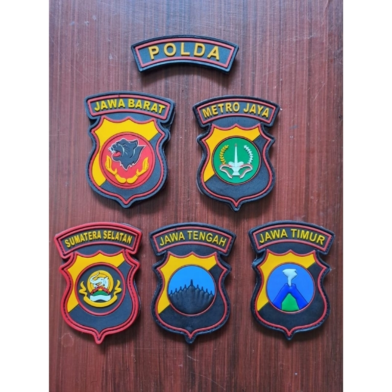PATCH RUBBER POLDA JABAR JATENG JATIM METROJAYA SULSEL JABAR