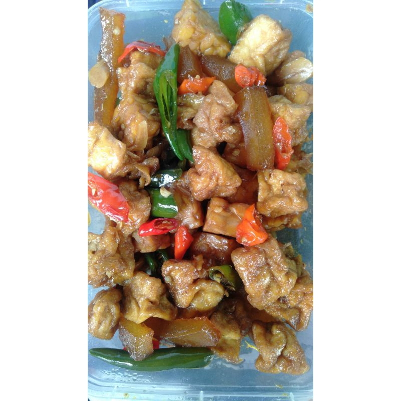 

oseng tahu tempe cecek
