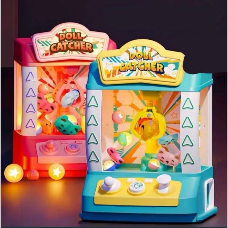 MAINAN ANAK MESIN CAPIT BESAR FUN DOLL BONEKA CAPIT BOLA [WF-1001] - MAINAN MESIN ALAT TANGKAP BONEK