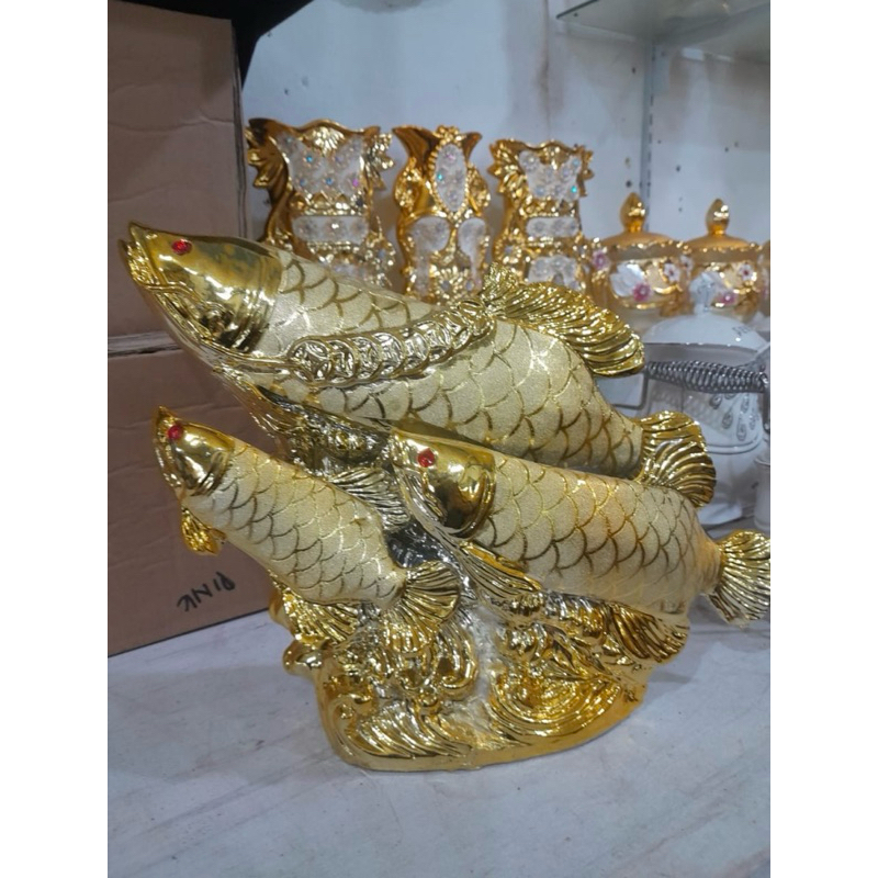 Pajangn Hias Ikan Arwana Gold 3