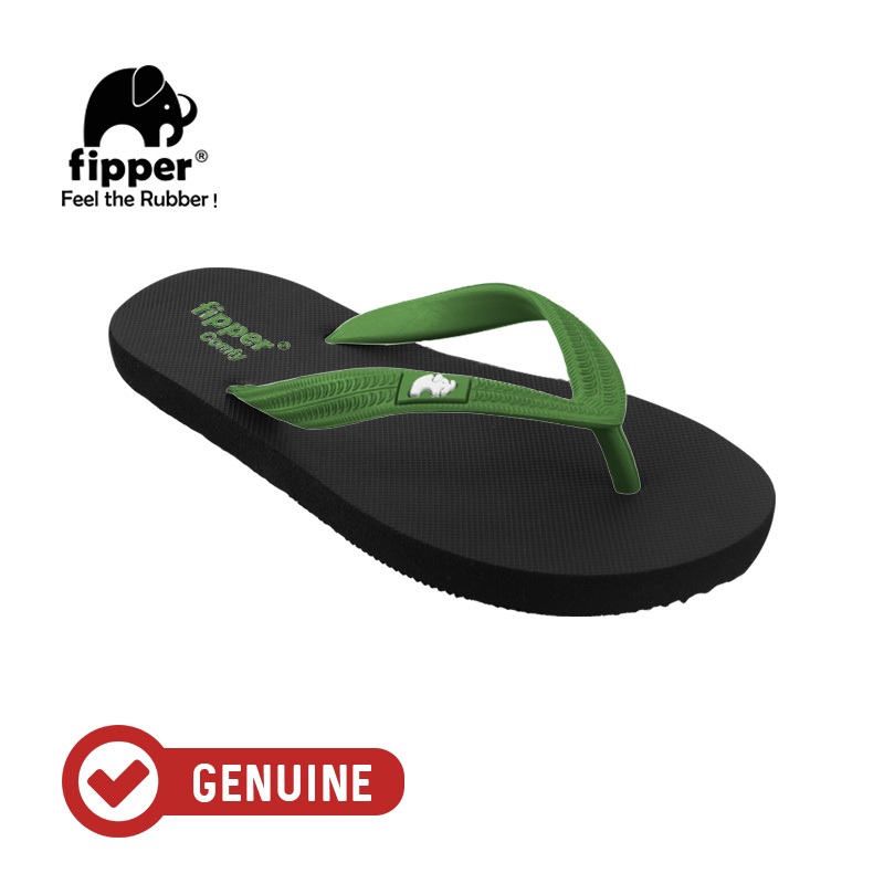 Fipper Comfy Black Green Army