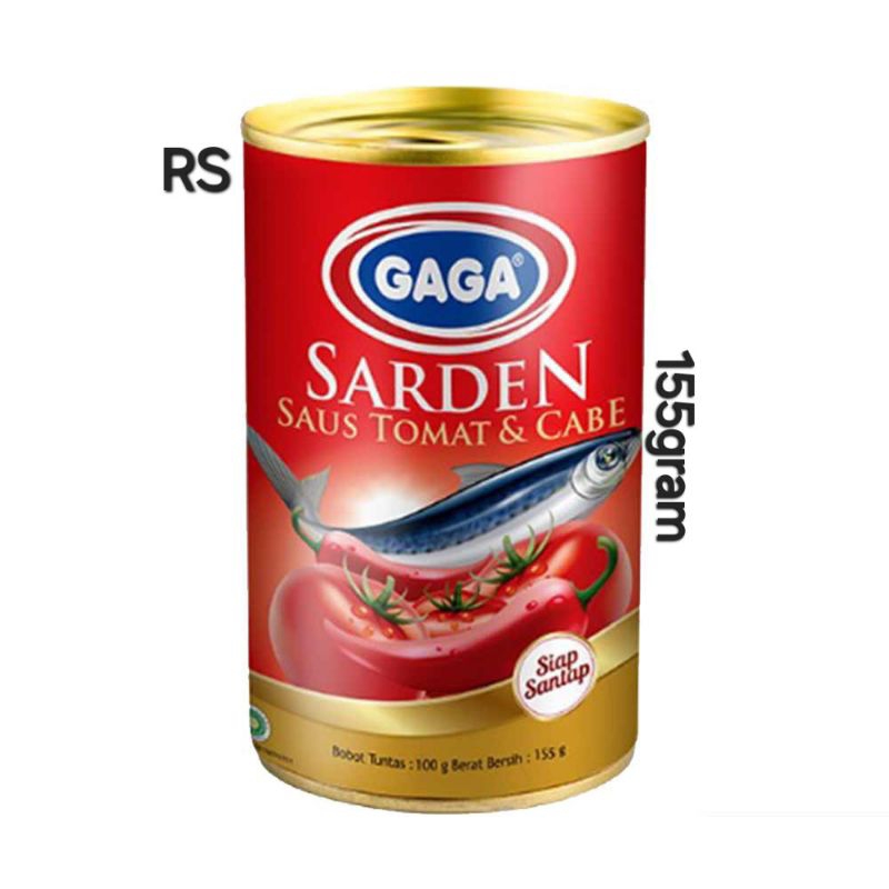 

gaga sardines chili & tomato 155g