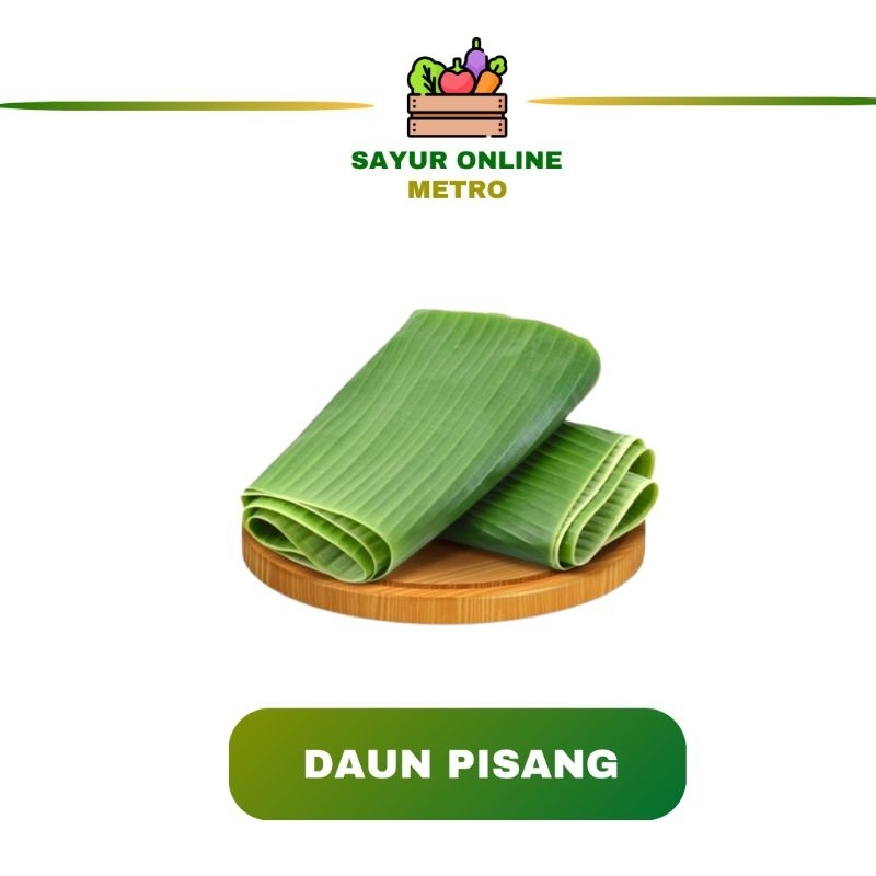 

Daun Pisang 1 Ikat segar - Sayur Online Metro