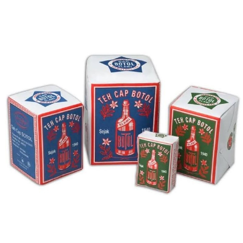 

Teh Cap Botol Hijau Teh Botol Biru 40 gram x 10 pcs