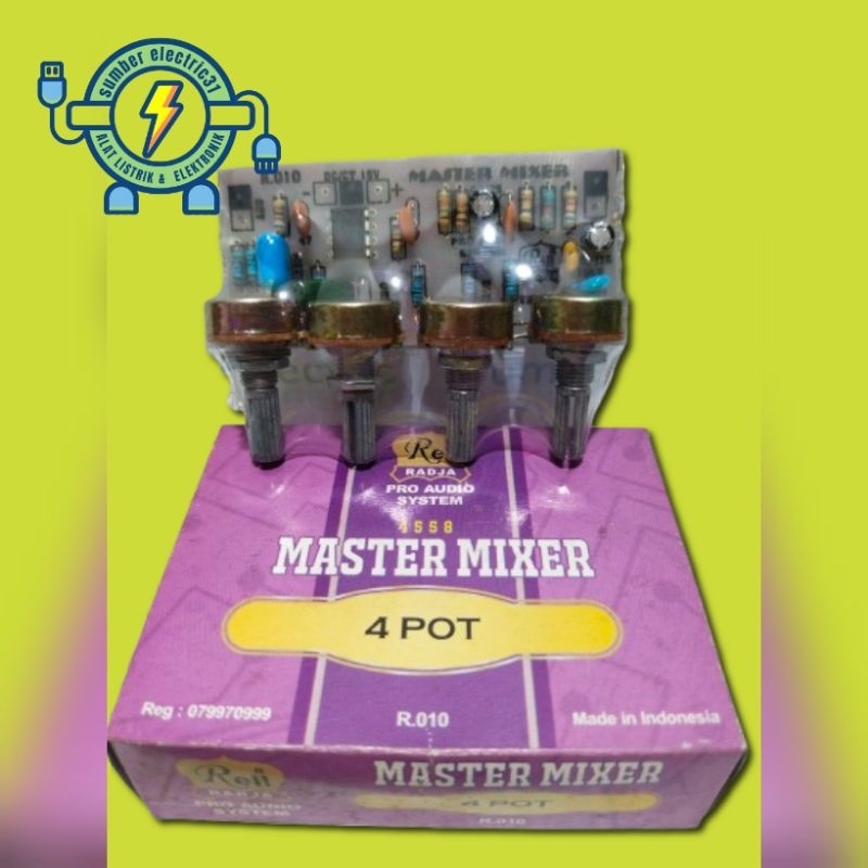 KIT MASTER MIXER 4 POTENSIO BY RELL RADJA