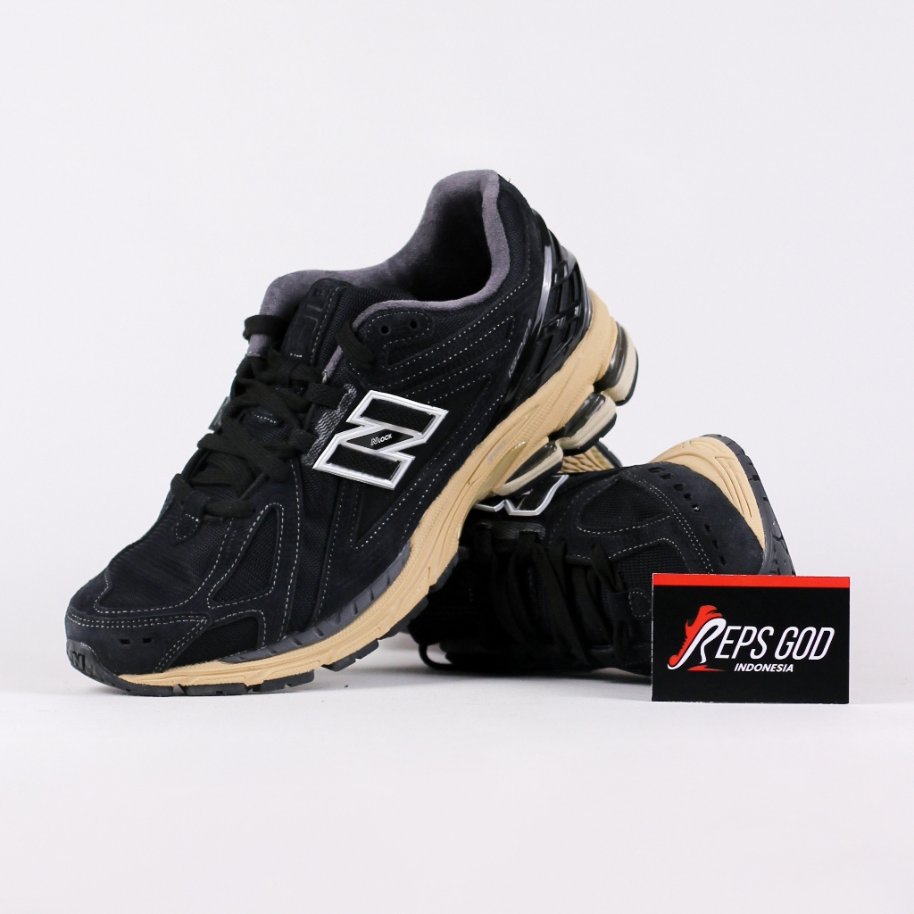 Sepatu NB 1906R Black Cream White Sneakers Reps GOD Indonesia