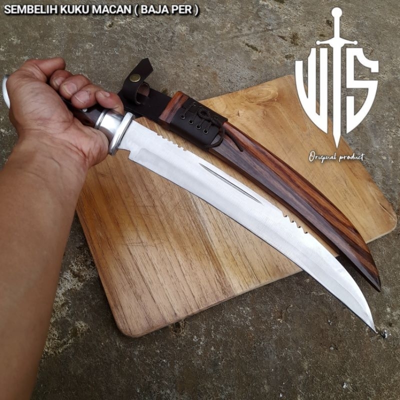 Pisau macing Camping dan lain sem survival outdor Wst cibatu