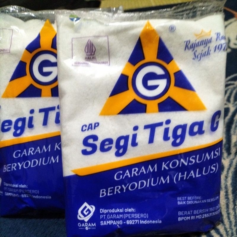 

Garam Halus Beryodium Segi Tiga G