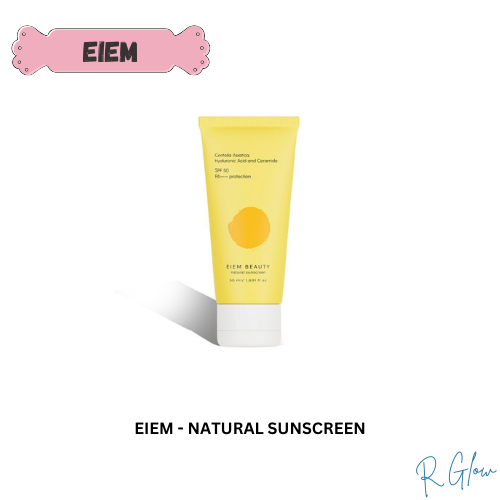 Rglow - EIEM BEAUTY NATURAL HYBRID SUNSCREEN SPF 50 PA ++++ READY STOCK TANGERANG SELATAN BSD
