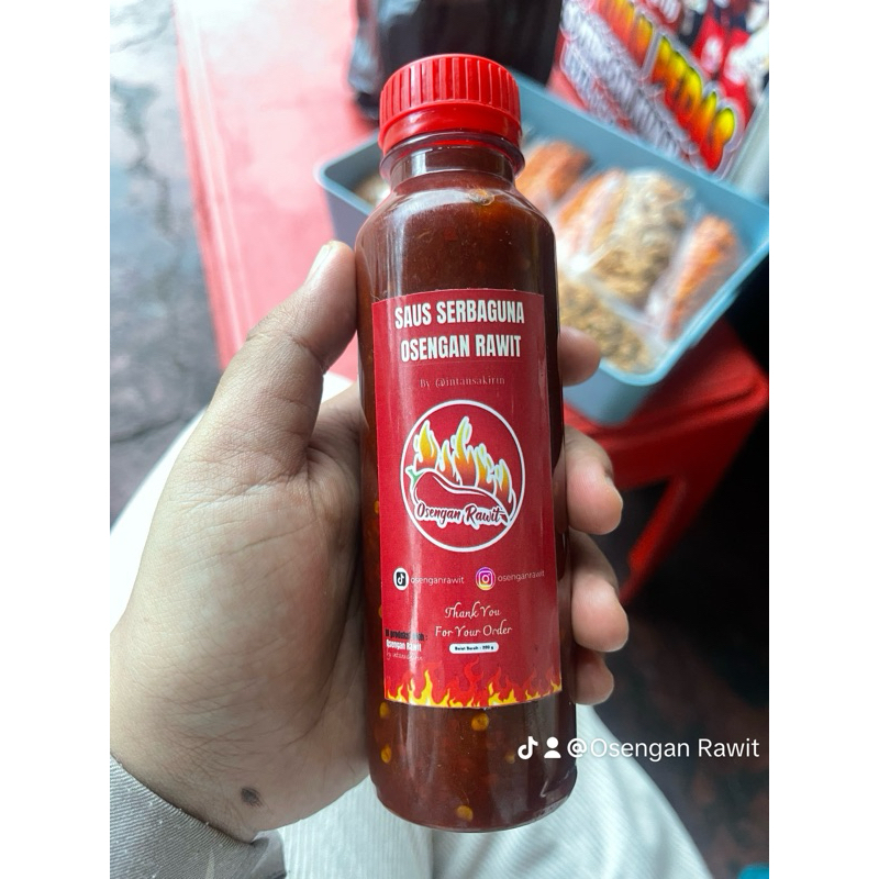 

SAUS CHILI SERBAGUNA OSENGAN RAWIT