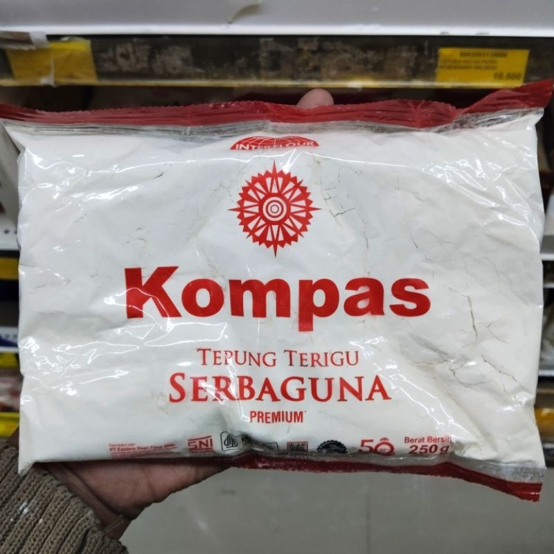 

Tepung Terigu Kompas 250gr
