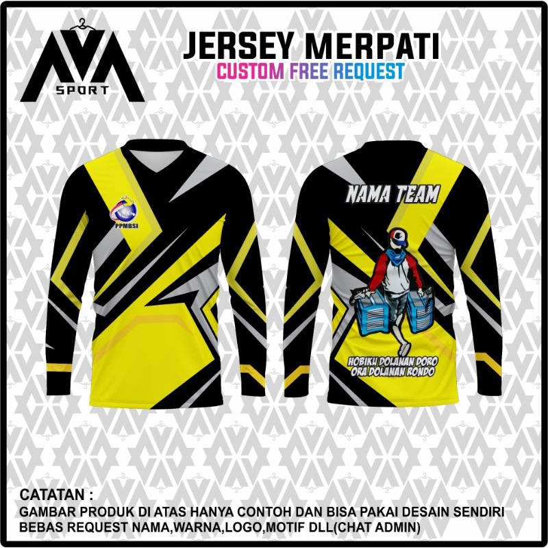Jersey Merpati Gratis Request Custom Nama