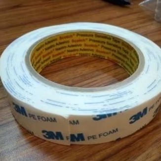 

3M Double tape Pe foam putih 1"x4mtr