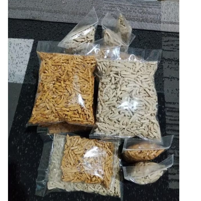 

Basreng renyah pedas daun jeruk dan ori daun jeruk