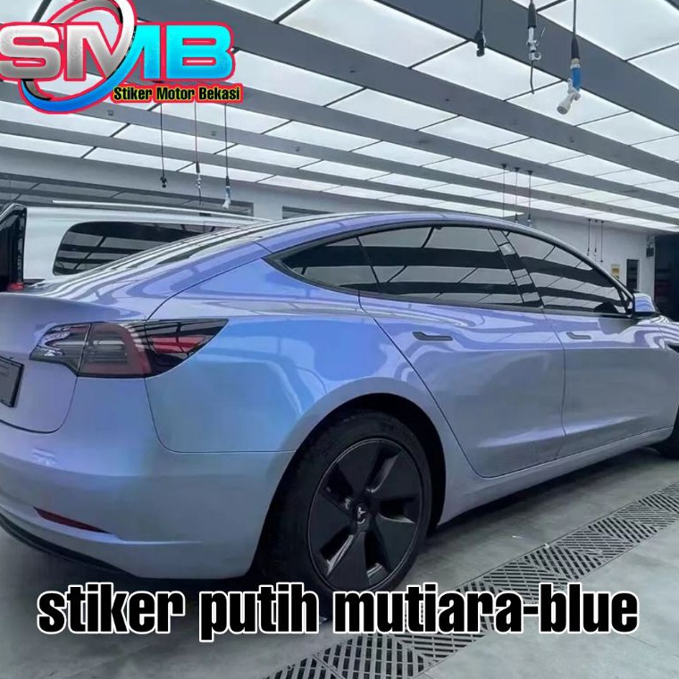 Paling Sesuai stiker skotlet putih lembayung white bunglon mutiara