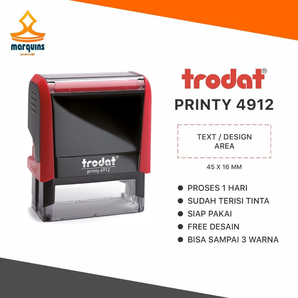 

Stempel Otomatis Trodat 4912 | Stempel Nama/Alamat | Stempel Cocok Untuk Usaha | Kualitas Premium