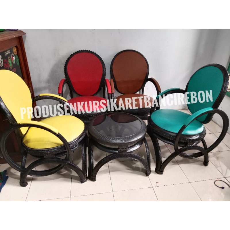 KURSI KARET BAN WARNA WARNI